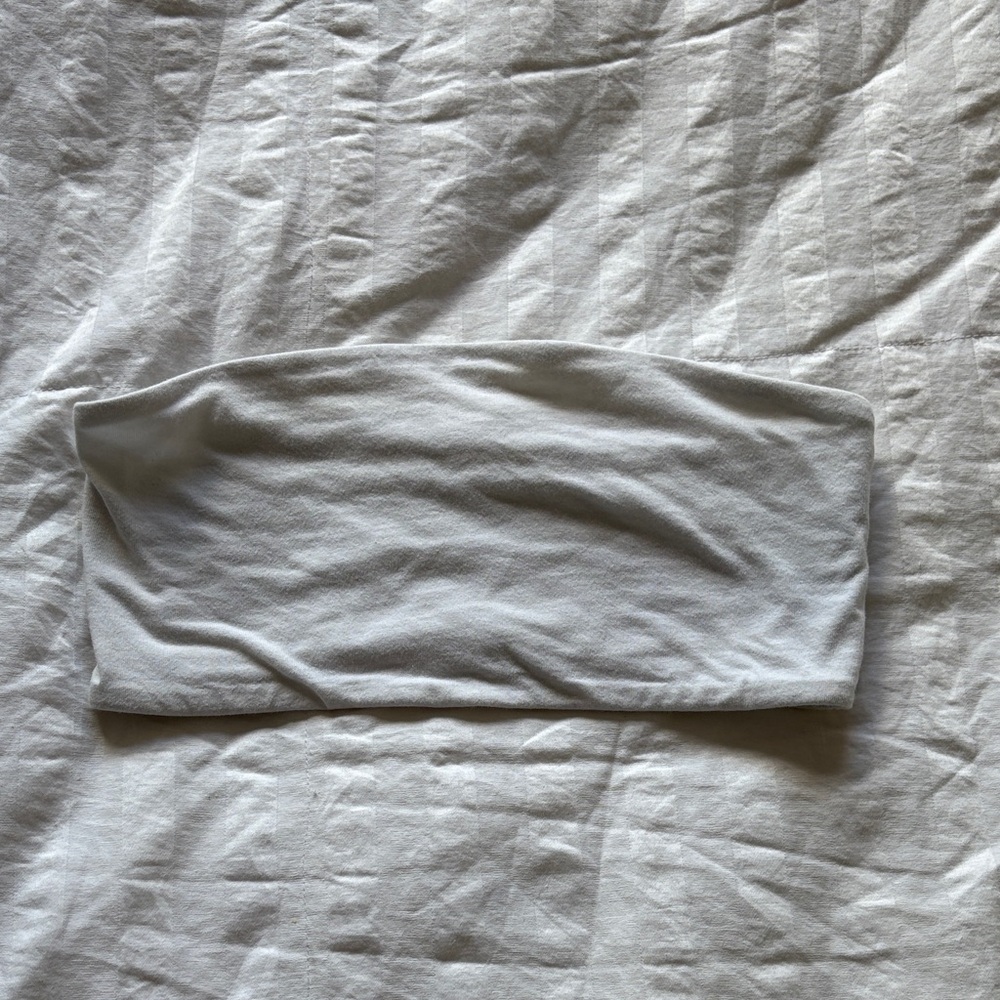 Garage White Crop Top